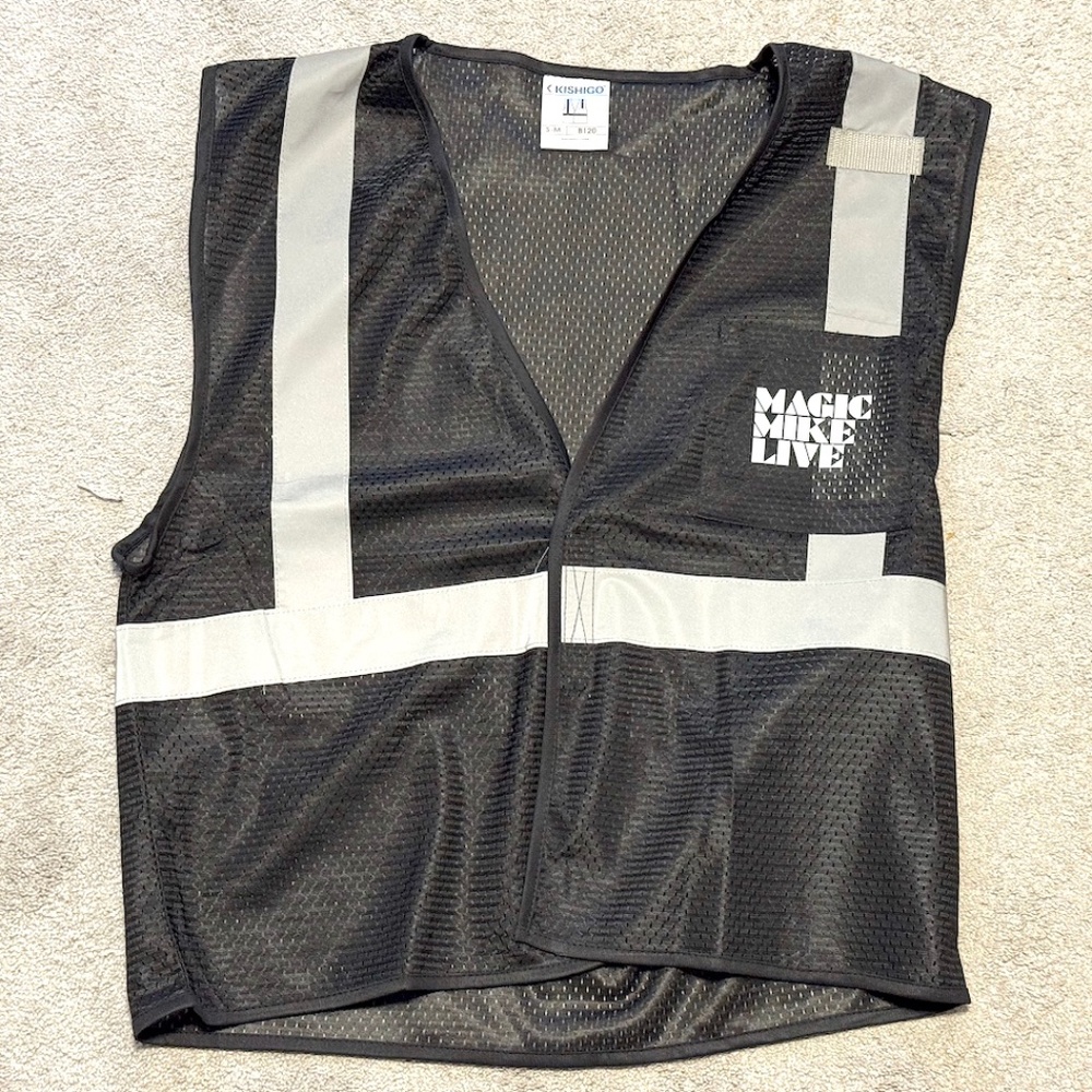 Magic Mike Live promotional safety vest – NYC event guest giveaway memorabilia
